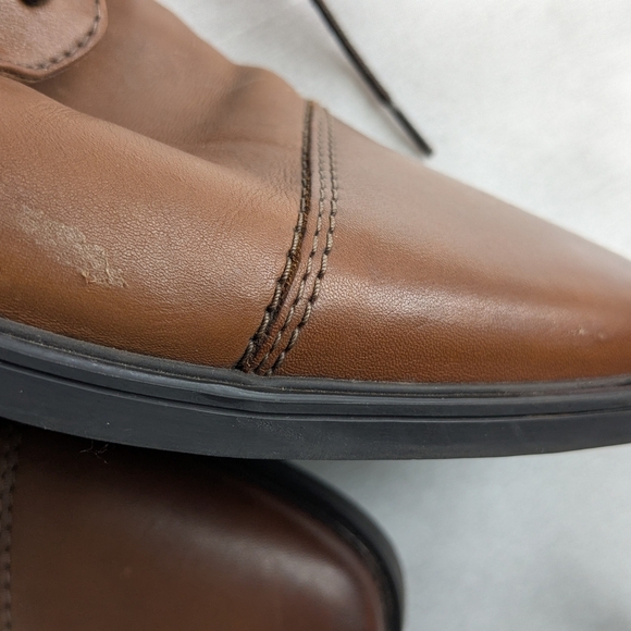 Clarks Men's Tan Leather Shoes. Size- See Pics - Picture 6 of 10